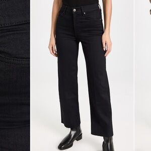 Reformation Black Flare & Wide Leg Jeans
